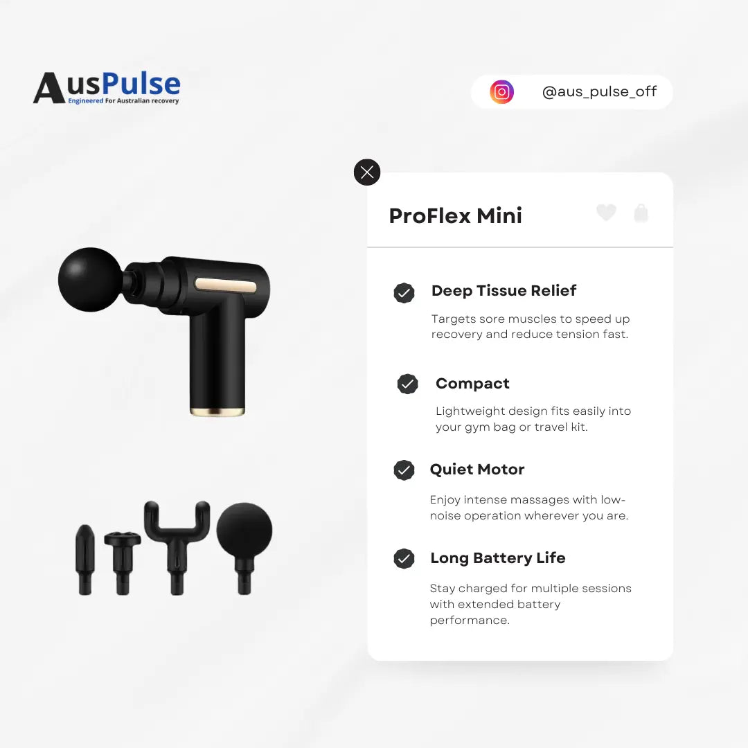 AusPulse ProFlex Mini Massage Gun AusPulse
